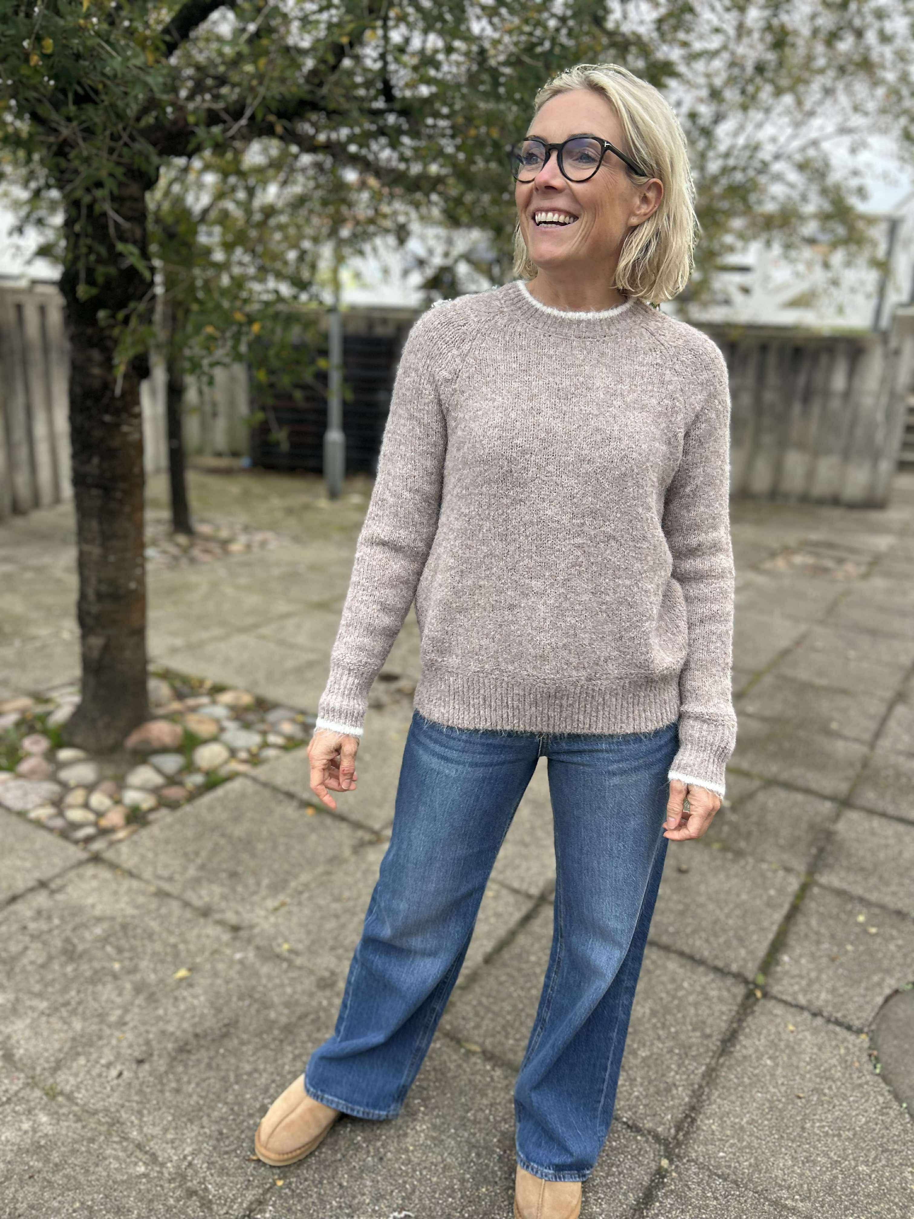 PCIVY Pullover - Greige